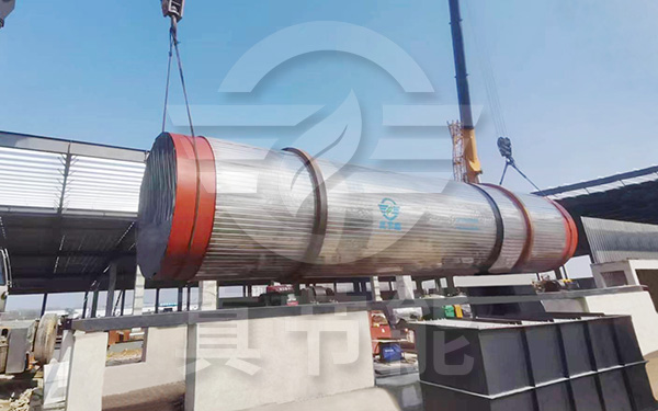 低温污泥烘干设备吊装